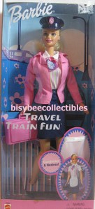Barbie prend le train